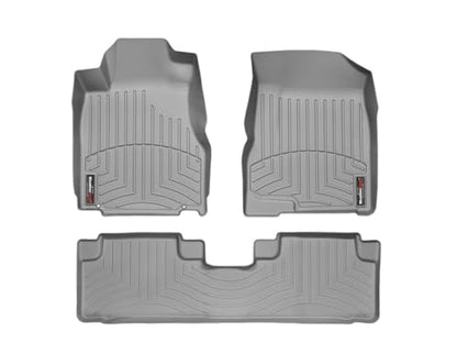 WeatherTech Custom Fit FloorLiners for Honda CR-V - 1st & 2nd Row (463161-460982), Grey - color: Grey