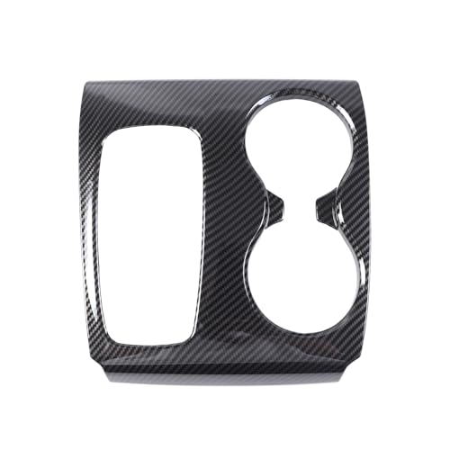 Gear Shift Panel Cover for Honda Pilot 2016-2020/ Honda Ridgeline 2017-2020, Gear Shift Knob Console Panel Trim, ABS Center Console Cup Holder Frame Anti-Scratch Protector Accessories (Carbon Fiber) - color: Carbon Fiber
