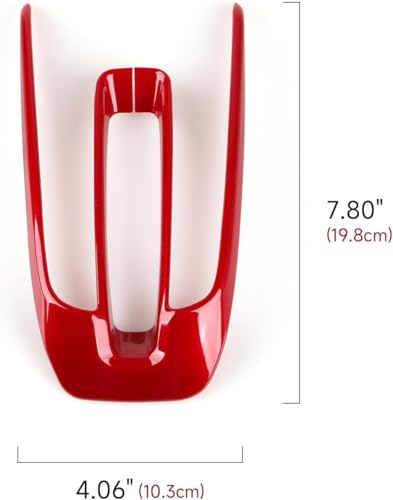Car Gas Center Gear Shift Panel Decals for Honda CR-V 2017-2022 Accessories CRV ABS Stickers, Red - color: Gas Center Gear Shift, Red