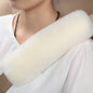2 PCS Car Seat Belt Pads Cover Soft Seat Belt Shoulder Pad Safety Belt Strap Shoulder Pad Comfortable Driving Compatible with Most Cars Helps Protect You Neck and Shoulder - color: white jianhu