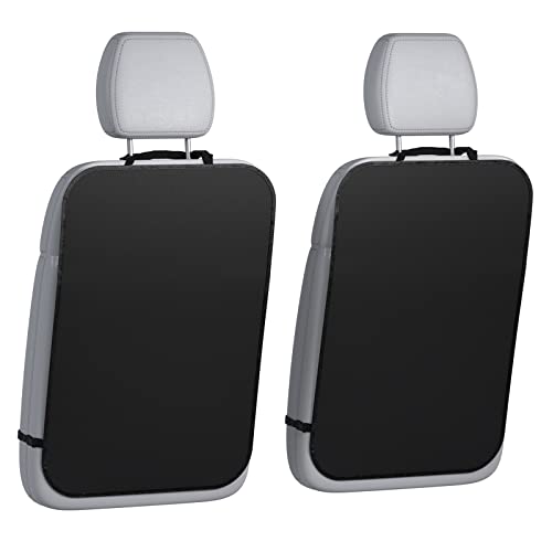 Back Seat Cover for Kids, 2 Pack X-Large Waterproof Kick Mats Backseat Protector, Durable Car Seat Back Protectors for Vehicles to Protect from Dirt, Mud & Scratches, Fits Most SUVs and Vans