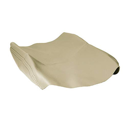 A ABIGAIL Center Console Armrest Cover Replacement for 2009 2010 2011 2012 2013 2014 2015 Honda Pilot Auto Leather Suture Console Lid Cover Replacement (Beige) - color: Beige, size: Front & Center