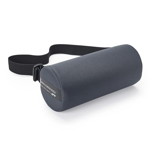 OPTP The Original McKenzie Lumbar Roll – USA-Made Low Back Lumbar Support for Office Chair & Car Seat Back Support Cushion. The Preferred Lumbar Pillow by Physical Therapists - Standard Density - color: Standard Density