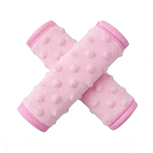 2 Pack Car Seat Strap Pads for Babies, Soft Car Seat Shoulder Strap Covers for Baby Child Kids, Pink - color: Pink