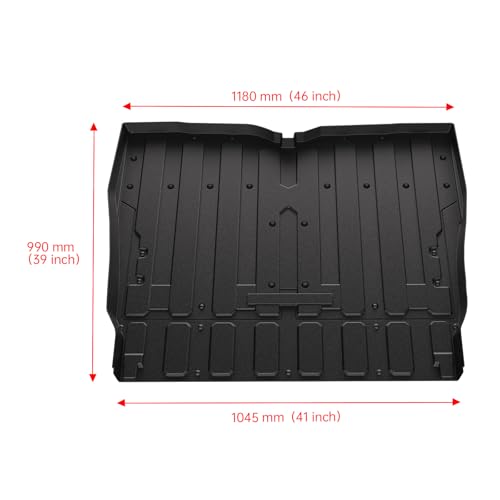 UTV Bed Mat Liner for for Honda Pioneer 1000-5 16-25, TPE Rubber Rear Cargo Bed Mat All Weather Protection Slush Liner for Honda Pioneer 1000 5 2016-2025 Accessories, Replace# 0SP42-HL4-501