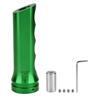 Aramox Handbrake Cover, Universal Auto Car Aluminum HandBrake Cover Handle Protector Hand Brake Sleeve Aluminium Alloy (Green) - color: Green