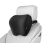 Crofy 2-Pack Car Neck Pillow, Softness Car Headrest Pillow for Driving with Adjustable Strap, 100% Memory Foam and Breathable Removable Cover, Comfortable Ergonomic Design, Black - color: Black