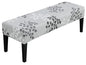 SPRINGRICO Stretch Dining Bench Cover, Removable Bench Slipcover Washable Bench Seat Protector Rectangle Bench Cover for Dining Room, Living Room, Bedroom, Kitchen (Byron Palm) - color: Byron Palm