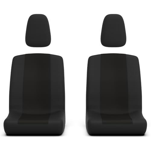 KEMIMOTO UTV Seat Covers, Black Seat Covers with Headrest Covers Compatible with Rhino 700 660 450 2004-2021 All Models - color: Black