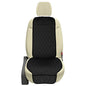FH Group Car Seat Cushion – Neosupreme Single Front Seat Cover with Front Pockets, Airbag Compatible, Universal Fit Car Seat Cushion for Driver or Passenger Seat, SUV, Truck, Sedan & Van – Black - color: Black, style: Front