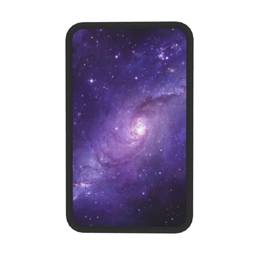 Galaxy Auto Center Console Armrest Cover Pad, Universal Fit Waterproof Comfort Car Armrest Cushion for Most Vehicle SUV Truck - color: Purple Galaxy