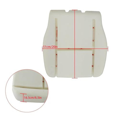 NLQR Front Driver Bottom Replacement Seat Cover & Foam Cushion Compatible with Chevy Silverado Tahoe Suburban Avalanche GMC Yukon Sierra 1500 2500HD 3500HD 2007 2008 2009 2010 2011 2012 2013 2014