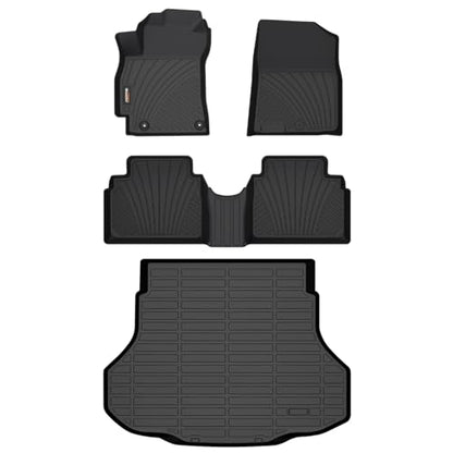 Binmotor-Floor Mats & Cargo Liner for Hyundai Elantra 2026 2025 2024 2023 2022 2021, All Weather Car Floor Mat for Elantra Accessories (Include Elantra N) - style: 2) Car Mats for Hyundai Elantra Fuel (2021-2026) full set