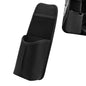 Car Tissue Holder, Car Leather Seat Side Hanging Storage Bag, Waterproof Multifunctional Hanging Card Cup Holder Storage Bag with Mesh Net, Universal for Most Cars (Black) - color: Black