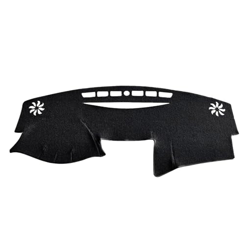 Dashboard Flannel Dash Cover Mat for Toyota Camry 2007 2008 2009 2010 2011 Flannel Polyester Custom Fit Toyota Camry Accessories Dash Cover Black Trim (Camry 2007-2011, Black) - size: Toyota Camry Flannel 2007-2011