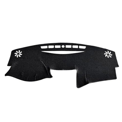 Dashboard Flannel Dash Cover Mat for Toyota Camry 2007 2008 2009 2010 2011 Flannel Polyester Custom Fit Toyota Camry Accessories Dash Cover Black Trim (Camry 2007-2011, Black) - size: Toyota Camry Flannel 2007-2011