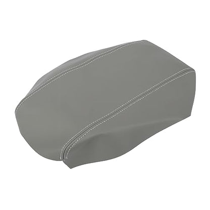 X AUTOHAUX Car Center Console Lid Armrest Pad Cover Gray for Toyota Prius 2004-2009 - color: Grey