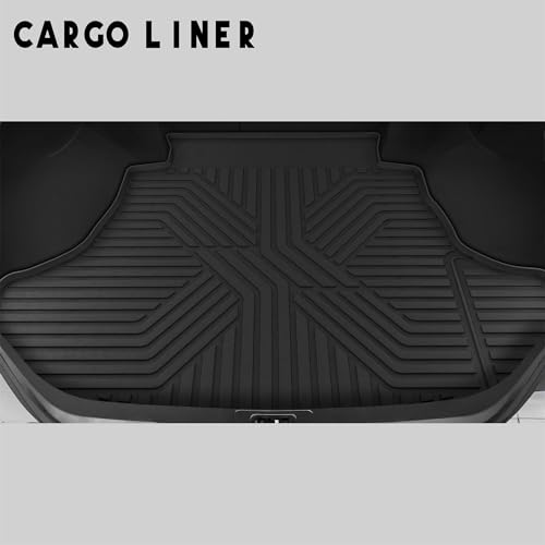 KARPAL Floor Mats Fit for Toyota Camry 2025 2026 Hybrid/SE/LE/XLE/XSE, Custom Fit All Weather TPE Camry Accessories 1st & 2nd Row & Trunk Mat Full Set Floor Liners - style: 2025-2026 | For Toyota Camry | 1st & 2nd & Cargo