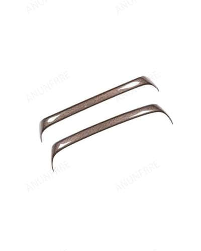 Car Accessories Fit for Toyota Alphard Vellfire 2023 2024 ABS Interior Seat armrest Decorative Strip Cover Trim 2PCS Set(Peach Wood Grain)