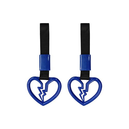 pson Broken Heart Car Handle Strap - color: Blue