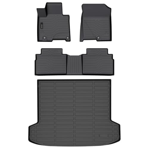 Auxko All Weather Floor Mat & Cargo Mat Fit for 2026 2025 2024 2023 2022 Hyundai Tucson PHEV TPE Liner Tucson Accessory Set All Season Odorless Anti-Slip Floor Trunk Liner - size: tucson phev|2022-2026|floor+cargo mats