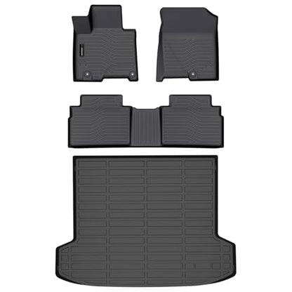 Auxko All Weather Floor Mat & Cargo Mat Fit for 2026 2025 2024 2023 2022 Hyundai Tucson PHEV TPE Liner Tucson Accessory Set All Season Odorless Anti-Slip Floor Trunk Liner - size: tucson phev|2022-2026|floor+cargo mats