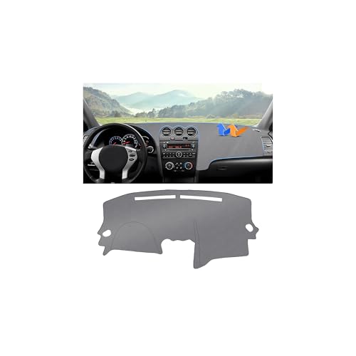Autorder Gray Dashboard Cover Mat for Nissan Altima 2007-2012 Accessories Dash Cover Upgrade Polyester Dash Mat Sunshade Glare UV Rays Protector - size: Gray 2007-2012 Nissan Altima