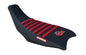 Seat Cover - Compatible Fit for Hond@ 2004-2018 TRX450 TRX 450R TRX 450 R TRX 450ER TRX 450 ER Quad (Black/Red) - color: Black/Red