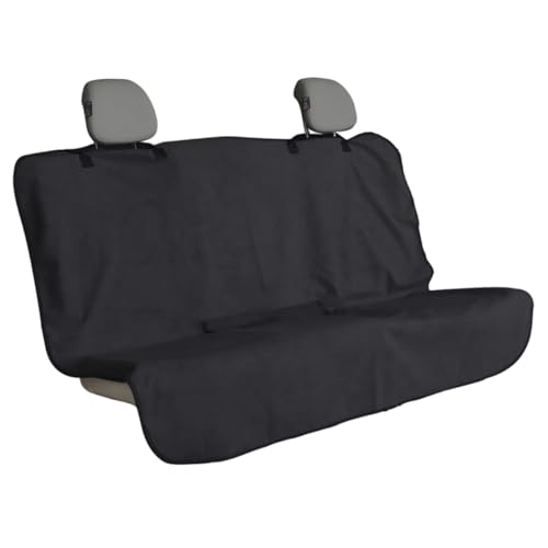 Car Towel Back Seat Cover, Waterproof Non-Slip Washable Vehicle Rear Bench Protectors, Sweatproof Automotive Interior Backseat Protection, Universal for SUV Sedan Truck (Black) - color: Black, size: Bench