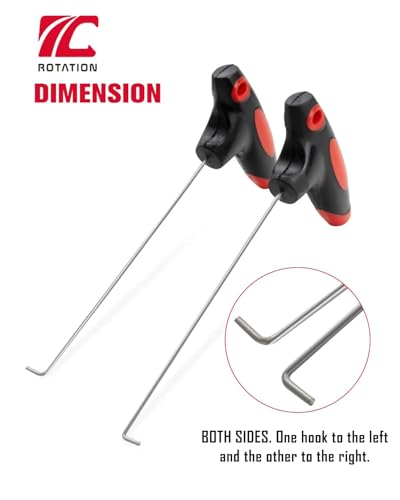 2-Piece Instrument Cluster Removal Tool – Dashboard Pulling Hooks Set for Mercedes-Benz