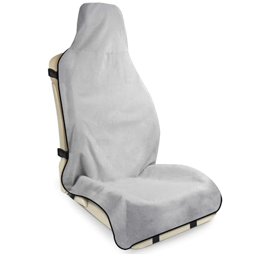 Waterproof Seat Cover Towel, Premium Sweat Carseat Protector, Perfect for Universal Anti-Slip Car Truck SUV Seat, Great for Surfing Yoga Gym Workout, Gray - color: gray, size: 1 Pack