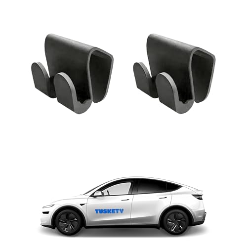 4PCS Glove Box Hooks, Compatible with Tesla Model Y Juniper 2025 2026 and Model 3 Highland Accessories, Glove Box Organizer Bag Holder, Storage Hanger Clip - color: 3PCS