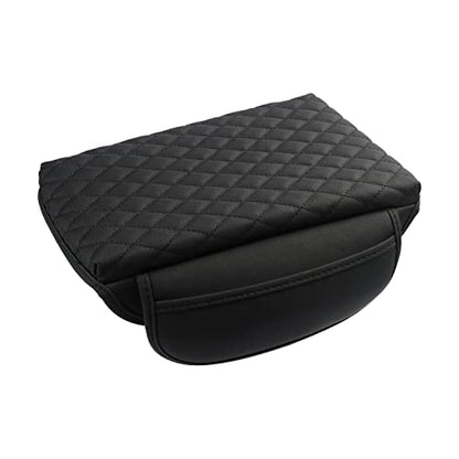 Shademax Center Console Cover Custom Fit for Hyundai Santa Cruz 2022 2023 2024 2025 2026 Armrest Cover Cushion Pad Santa Cruz Accessories PU Leather Armrest Seat Box Protector with Pockets Storage Bag - size: Size for Hyundai Santa Cruz 2022-2026