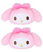 Roffatide Anime My Melody Cartoon Car Neck Pillow 2 Pcs Plush Auto Head Neck Rest Cushion for Chairs, Recliners, Driving Seats Pink (LYS10104) - color: B 2 Pc Car Neck Pillow