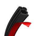52.5Ft Car Door Seal Strip for Truck Car Weather Stripping Universal Self Adhesive Large Auto Door Soundproofing Weatherstrip for Pickup Truck SUV RV Boat