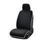Car seat cover, waterproof protection seat cushion, anti-skid seat cushion, portable and durable dog pet seat cushion, diving material, all season universal seat cover, van, truck, SUV car Gray edge - color: Gray