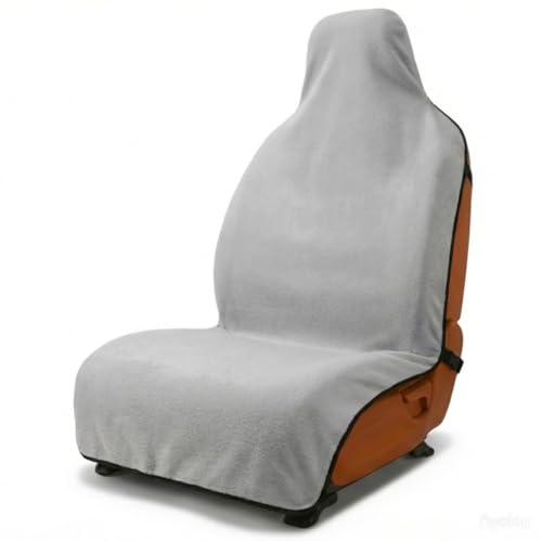 Car Seat Cover, Premium Auto Seat Towel Fit Cars SUV Trucks, Ideal Gift for Active People Who Work Sweat Swim Run Beach, Grey - color: Gray, size: 1pack