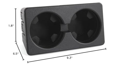 Cup Holder Compatible with Chevy Silverado Avalanche Sierra 2007-2013, Tahoe Suburban Yukon 2007-2014, Front Center Console Beverage Drink Insert Replace 19154712