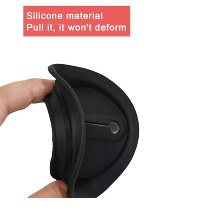 12PCS Universal Silicone Door Lock Protector,Car Door Latch Cover,Noise Reduction, Shock Absorption, Dust & Rust, Self-Adhesive Accessories Latch Protector Car Accessories for Most Vehicles