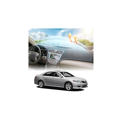 CARTIST Gray Dash Cover for 2007-2010 2011 Toyota Camry Dashboard Cover Accessories Premium Anti-Glare Sun Shade Camry Dash Mat Non-Slip&Airbag Safe Interior Protector