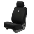 Carhartt Universal Nylon Duck Canvas Fitted Bucket Seat Cover, Durable Seat Protection with Rain Defender, Single, Black - color: Black, size: One Size