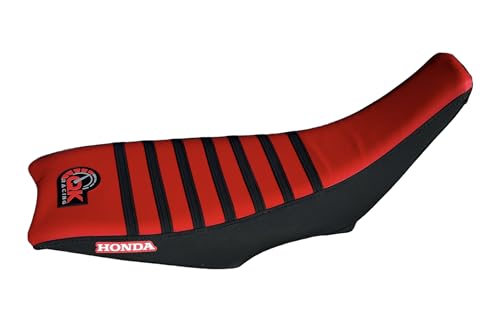 Seat Cover - Compatible Fit for Honda 2004-2018 TRX 450R Quad (Red/Black) - color: Red/Black