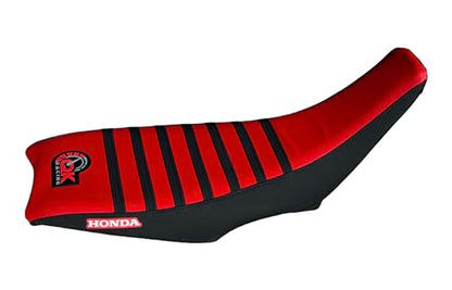 Seat Cover - Compatible Fit for Honda 2004-2018 TRX 450R Quad (Red/Black) - color: Red/Black