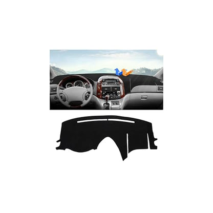 Autorder Dashboard Cover Mat for Toyota Sienna 2004-2010 Accessories Dash Cover Upgrade Flannel Dash Mat Sunshade Glare UV Rays Protector - size: Black 2004-2010 Toyota Sienna