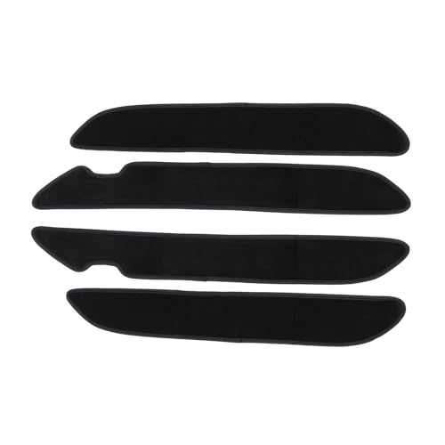 Car Door Anti Kick Pads Compatible with Toyota Tundra CrewMax 2022-2026, 4PCS Inner Front Rear Doors Panel Kick Guards Protector Cover Velour Mat from Scratches,Footprints,Dirty Collision Accessories
