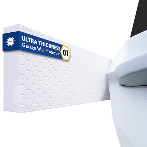 WP01 Garage Wall Protector Car Door Protector, Tool-Free, Designed in Australia (White, 4 Pack) - color: White, size: 4 Pack