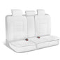 Classic Edition Bench Seat Cover, Premium Faux Leather Back Seat Covers for Cars Trucks Vans SUV, Rear Car Seat Covers Back Seats Only, Automotive Interior Cover - White - color: White Rear Seat