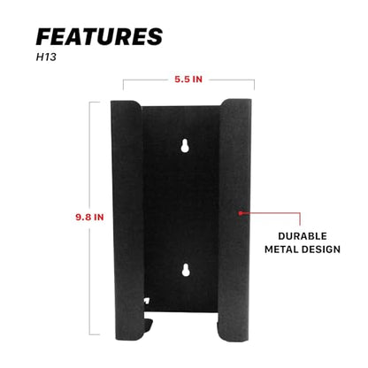 Maxshine Universal Metal Glove Box Holder – Organizes Gloves, Towels, Wipes & Tissues in Garage or Workspace – Elevate Auto Detailing with Premium Supplies & Accessories (Blank) - style: Holder (Blank)