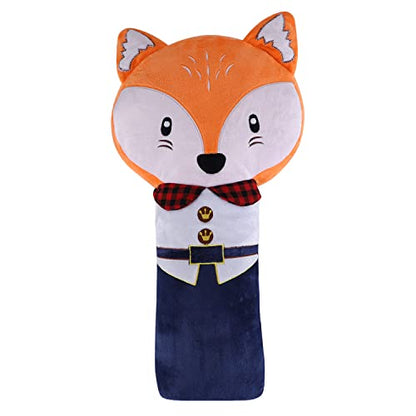 Car Travel Pillow for Kids Car Seat Pillow Cute Cartoon Travel Pillow Cushion Breathable Head and Body Support Pillow for Sleeping Travel Neck Rest Car Seat Pillow Long Journey&Road Trip - color: Fox