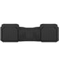 CAR PASS Heavy Duty Rubber Rear Car Mat, Deep Dish Car Floor Mats All Weather, Universal Trim to Fit for SUV Trucks Sedans, Odorless Waterproof Anti-Slip, Easy to Clean Car Mats (Black Rear) - color: rear black